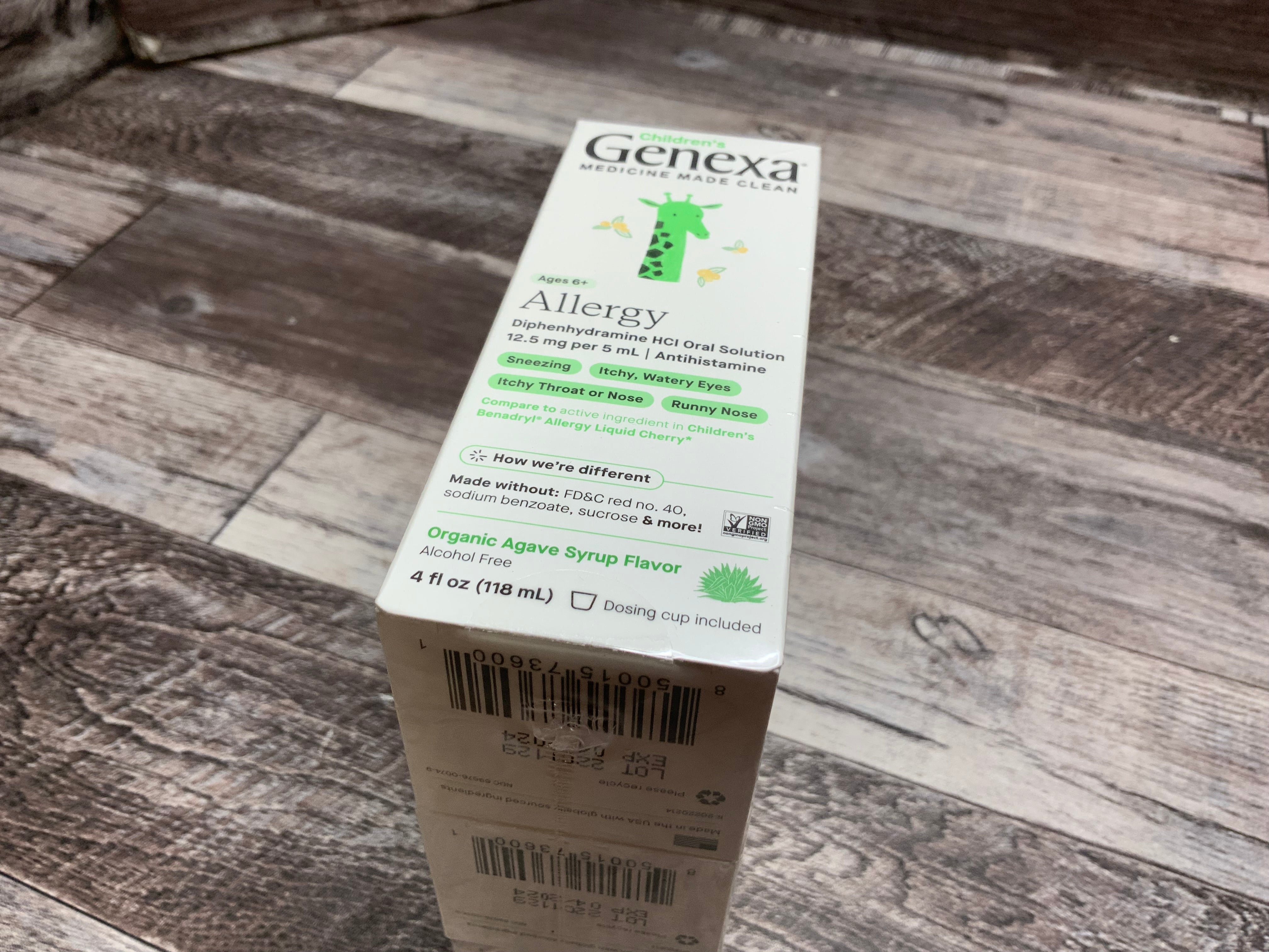 Genexa 4 FL OZ Kids Liquid Allergy Relief Medication EXP: 04/2024 **LOT OF 3** (8092134965486)